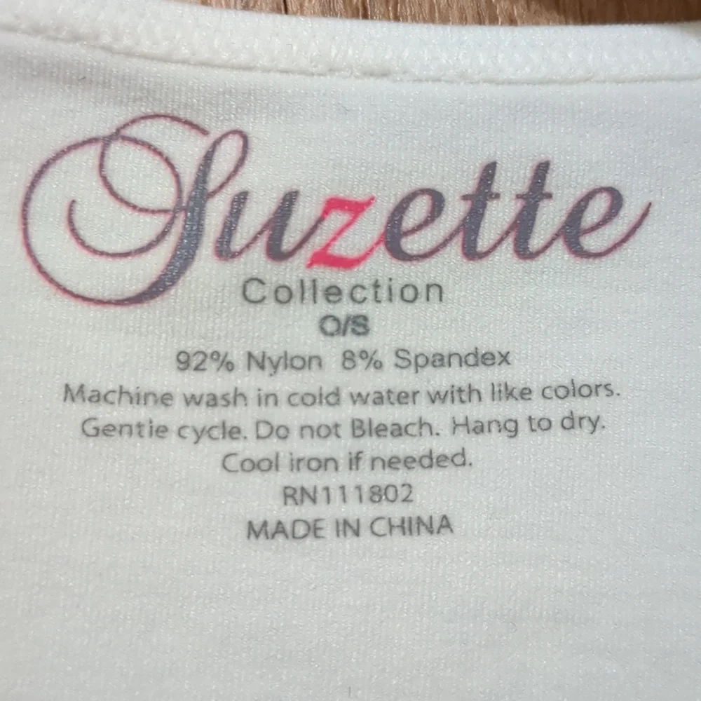 Luzette Collection bralette size 0/S,92%nylon,8%spandex